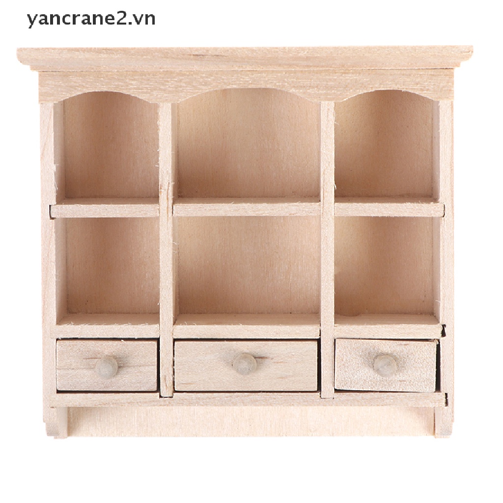 Mô Hình Tủ Quần Áo Búp Bê Tỉ Lệ 1 / 12 {YAN2} 1 / 12