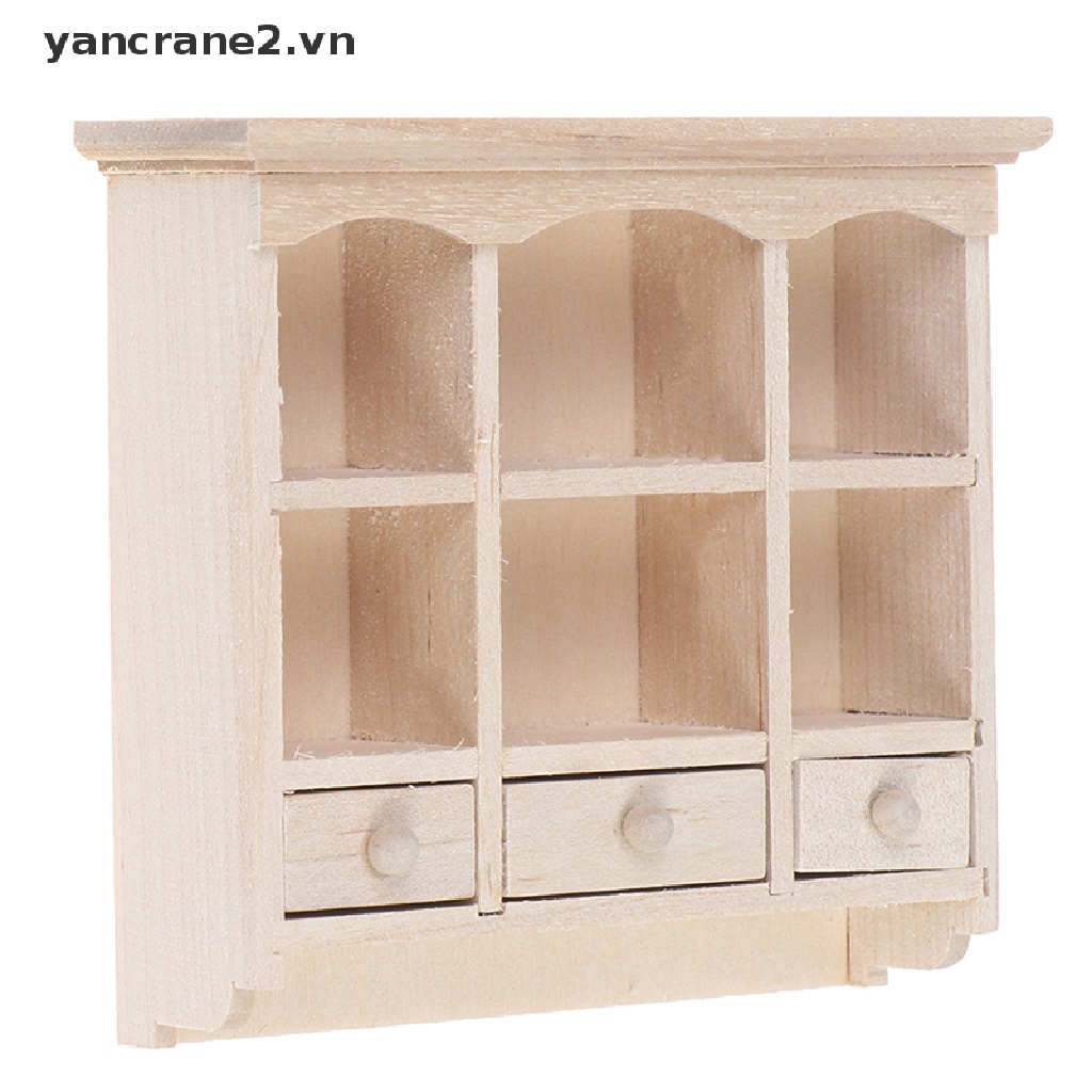 Mô Hình Tủ Quần Áo Búp Bê Tỉ Lệ 1 / 12 {YAN2} 1 / 12