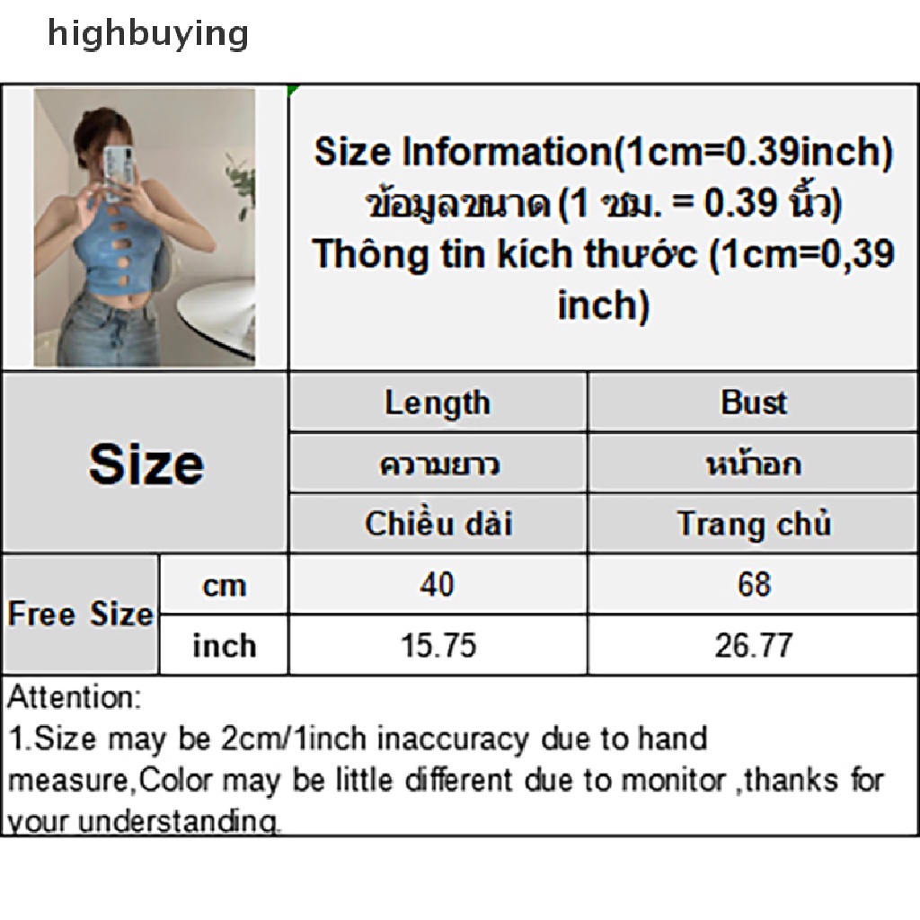 Áo Croptop Dệt Kim Không Tay Cổ Tròn Gợi Cảm Cho Nữ