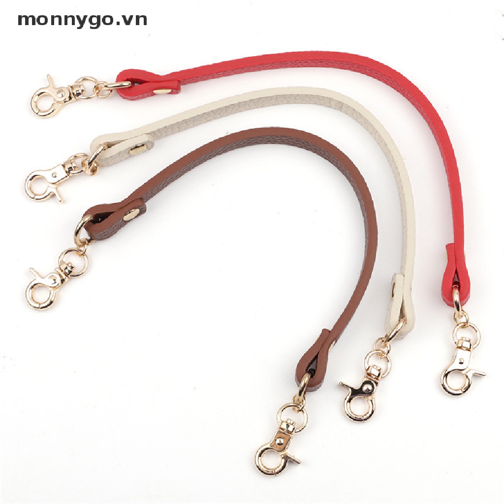 Monnygo Túi Xách Da Pu Có Quai Ngắn Kèm Khóa Vàng Thay Thế
