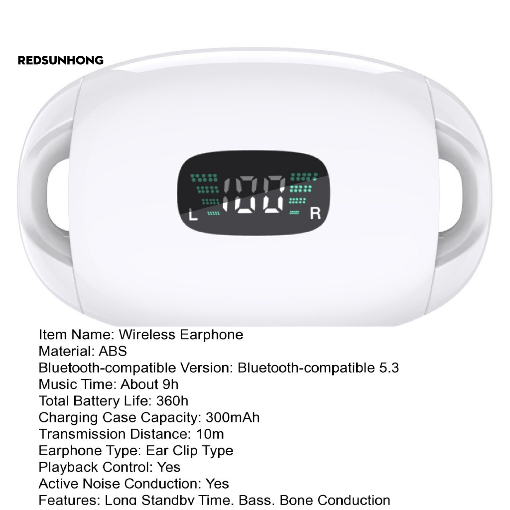 1 Cặp Tai Nghe Nhét Tai Không Dây Kết Nối Bluetooth Phong Cách Thể Thao