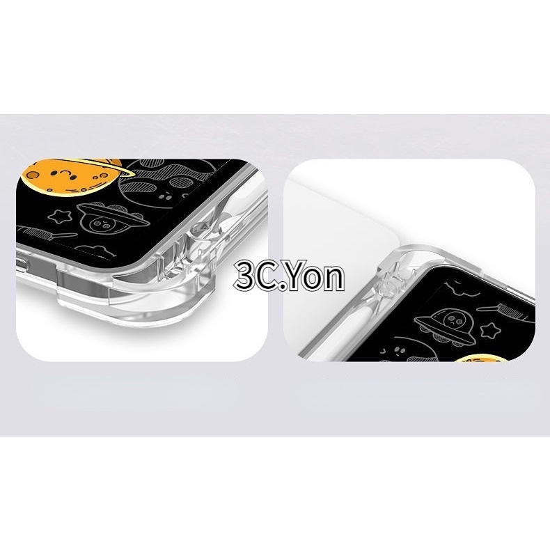 Ốp Máy Tính Bảng Túi Khí Có Ngăn Đựng Bút Cho Ipad Pro 12.9 2021 Air 5th 2022 9th 8th 7th 6th Pro 11 Inch Air 4 3 2 Mini 6 5 10.2'' 10.5'' 10.9'' 9.7''