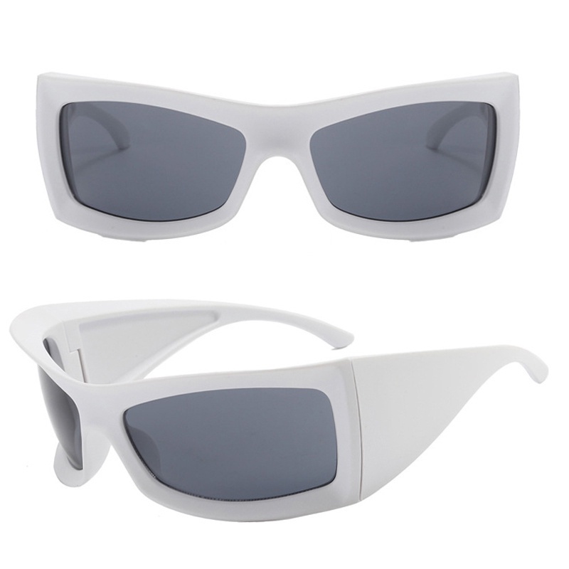 Kính Mát Gọng Chữ Nhật Oversized Y2K Phong Cách Âu Mỹ Cá Tính Cho Nam Nữ