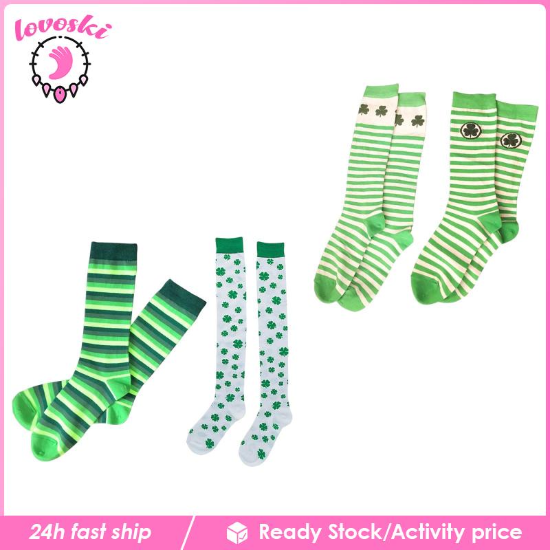 Vớ Dài Qua Gối Kẻ Sọc Hóa Trang Nhân Vật Shamrock # 2