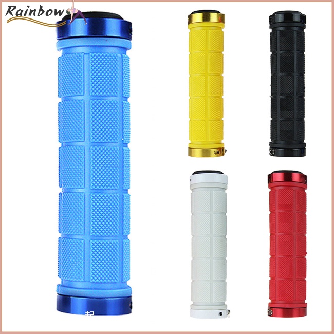 1 Cặp Vỏ Bọc Tay Lái Xe Đạp Leo Núi Bằng Cao Su Chống Trượt Thấm Hút Mồ Hôi