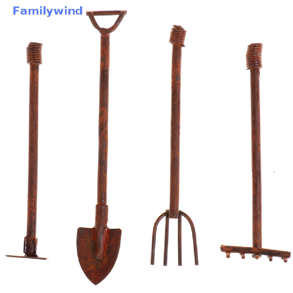 Bộ Dụng Cụ Làm Vườn Mini Tỉ Lệ 1: 12 Cho Nhà Búp Bê