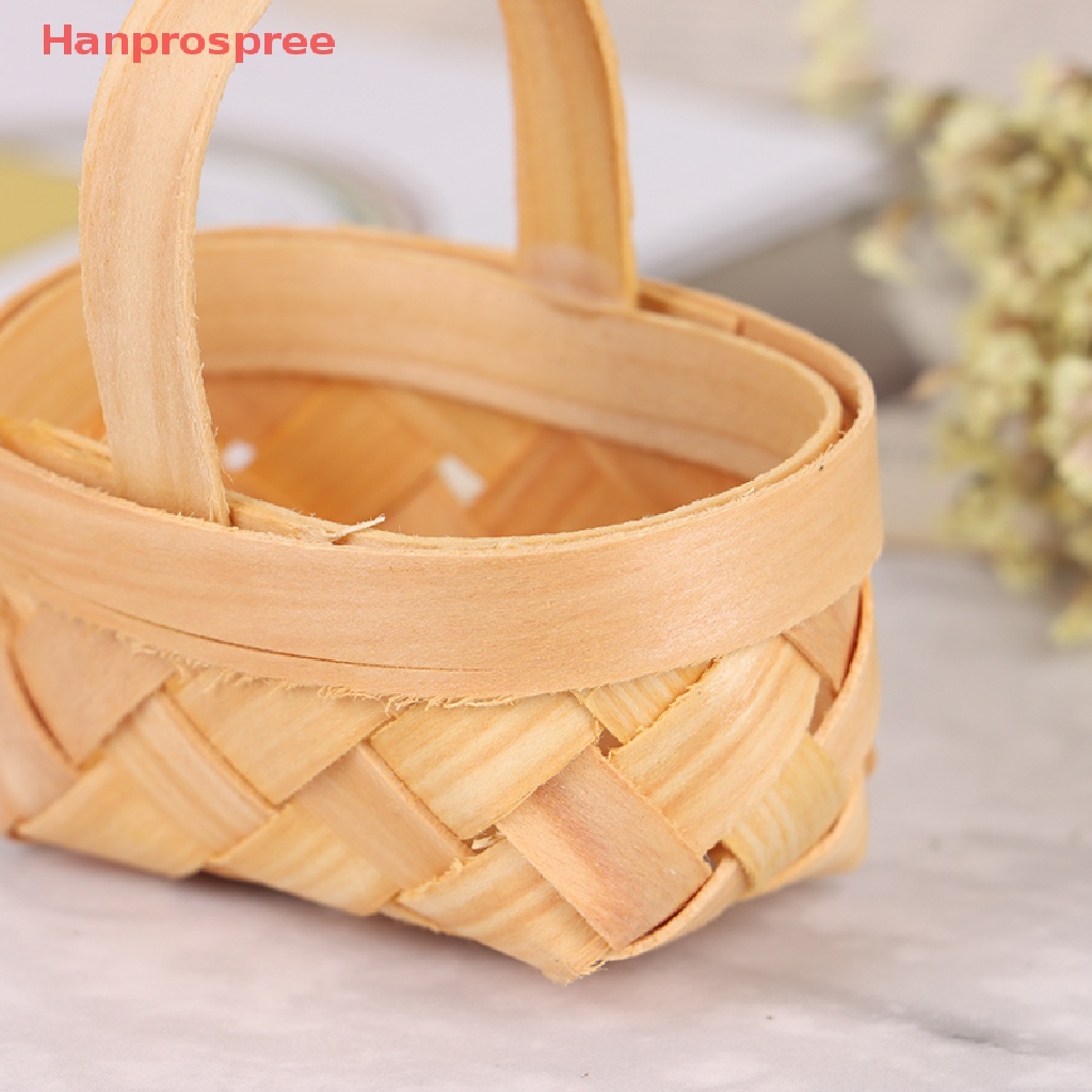 Giỏ Đan Tay Đựng Rau Củ Quả Tỷ Lệ 1 / 12 Dễ Thương Trang Trí Nhà Búp Bê