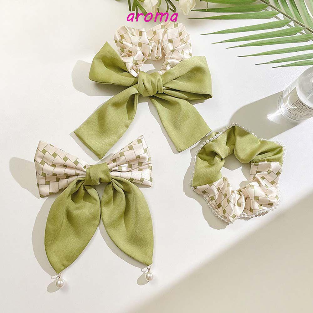 Kẹp Tóc Hình Nơ Màu Kẹo Phong Cách Hàn Quốc Thời Trang Xuân Hè Cho Nữ