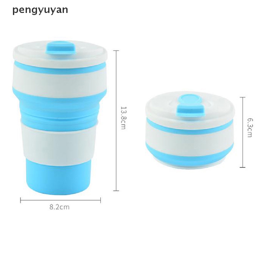 Cốc Uống Cà Phê Bằng Silicone Có Thể Gấp Gọn Dùng Khi Đi Cắm Trại