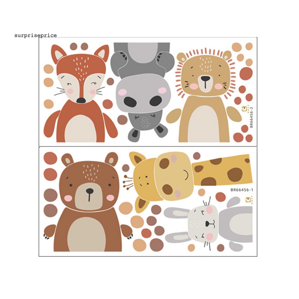 Miếng Dán PVC Hình Động Vật Hoạt Hình Trang Trí Nhà Cửa / Tiệc Cưới