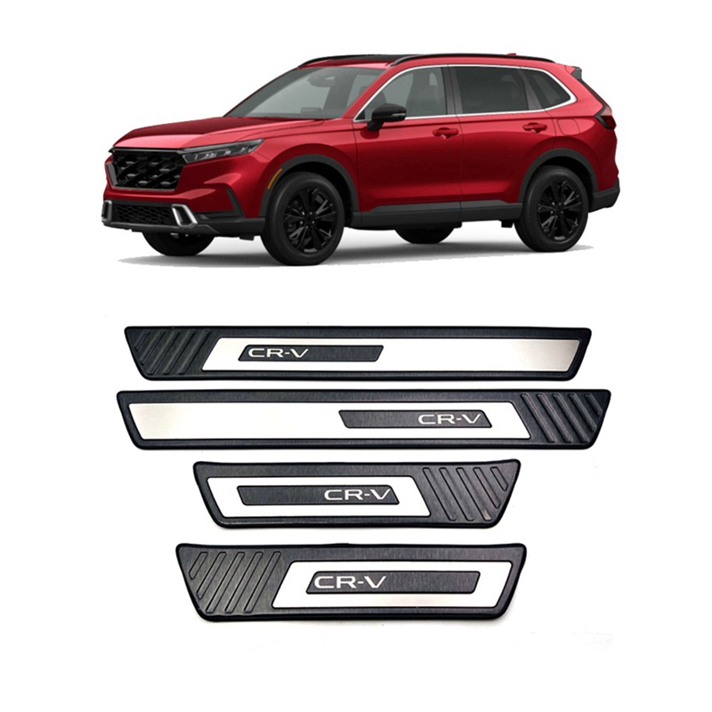 Khung Gắn Bàn Đạp Cửa Trước Sau Bằng Thép Không Gỉ Cho Xe Hơi Honda Cr-V 2023