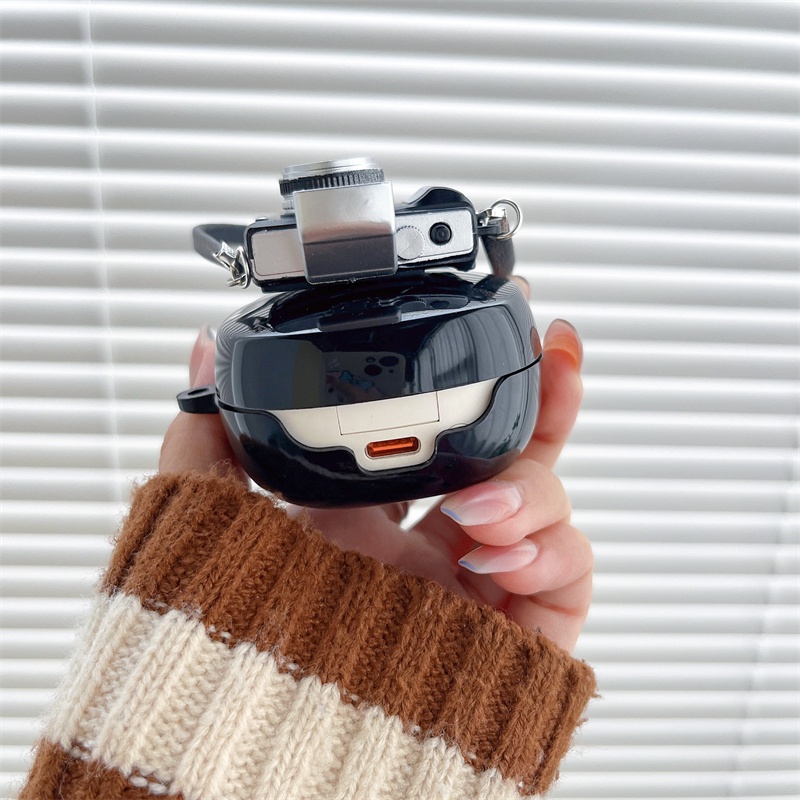 Ốp Điện Thoại Mềm Hình Máy Ảnh 3D Baseus Bowie WM02 / WM02 plus / WM02 + INS Có Dây Đeo Cho Baseus Encok WM01