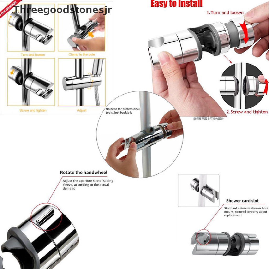 Giá Đỡ Đầu Vòi Hoa Sen Bằng Chrome Có Thể Điều Chỉnh JR