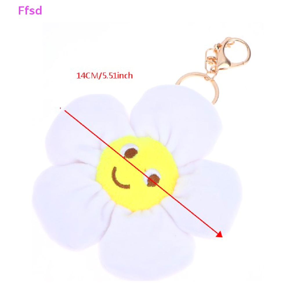 {Ffsd} Móc Khóa Xe Hơi / Túi Xách Hình Hoa Hướng Dương Nhồi Bông Xinh Xắn