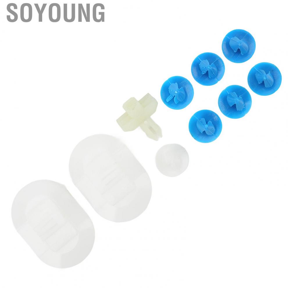 Soyoung Side Skirt Fixing Clip Set  Car Fastener Clips Easy Carry Compact Structure High Strength for Vehicle