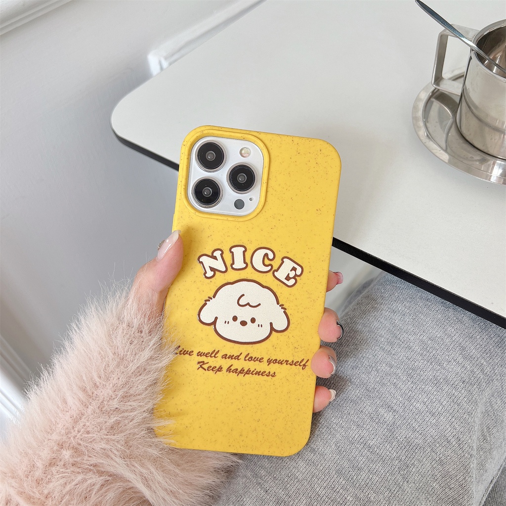 Ốp Điện Thoại TPU Silicon Mềm Chống Sốc In Hình Chú Cún Dễ Thương Cho iphone 14 Pro Max 13 12 11