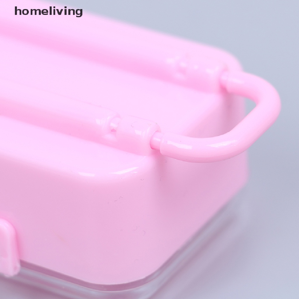 Va Li Lăn Bằng Nhựa Dễ Thương Trang Trí Nhà Búp Bê