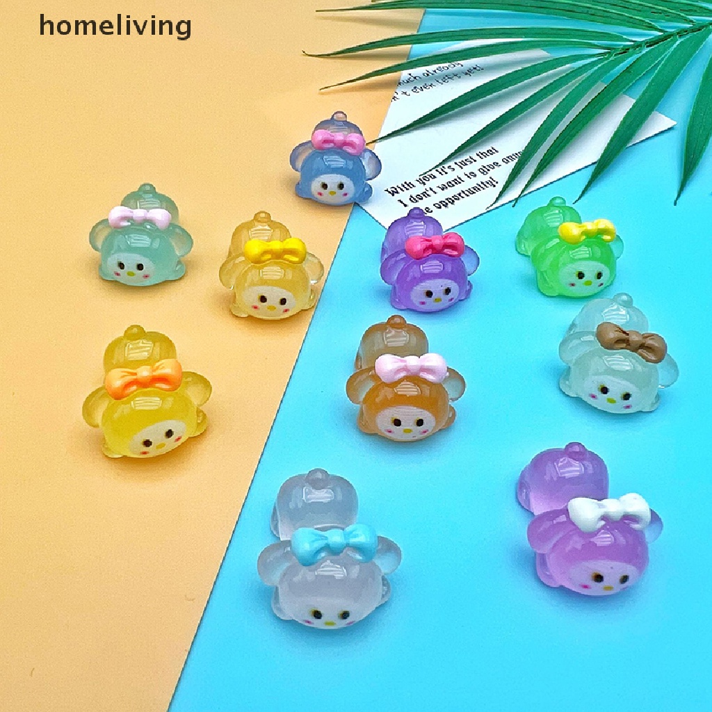 Bộ 2 Mô Hình Giai Điệu My Melody Mini Bằng Nhựa Resin Màu Sắc Ngẫu Nhiên Dùng Trang Trí DIY