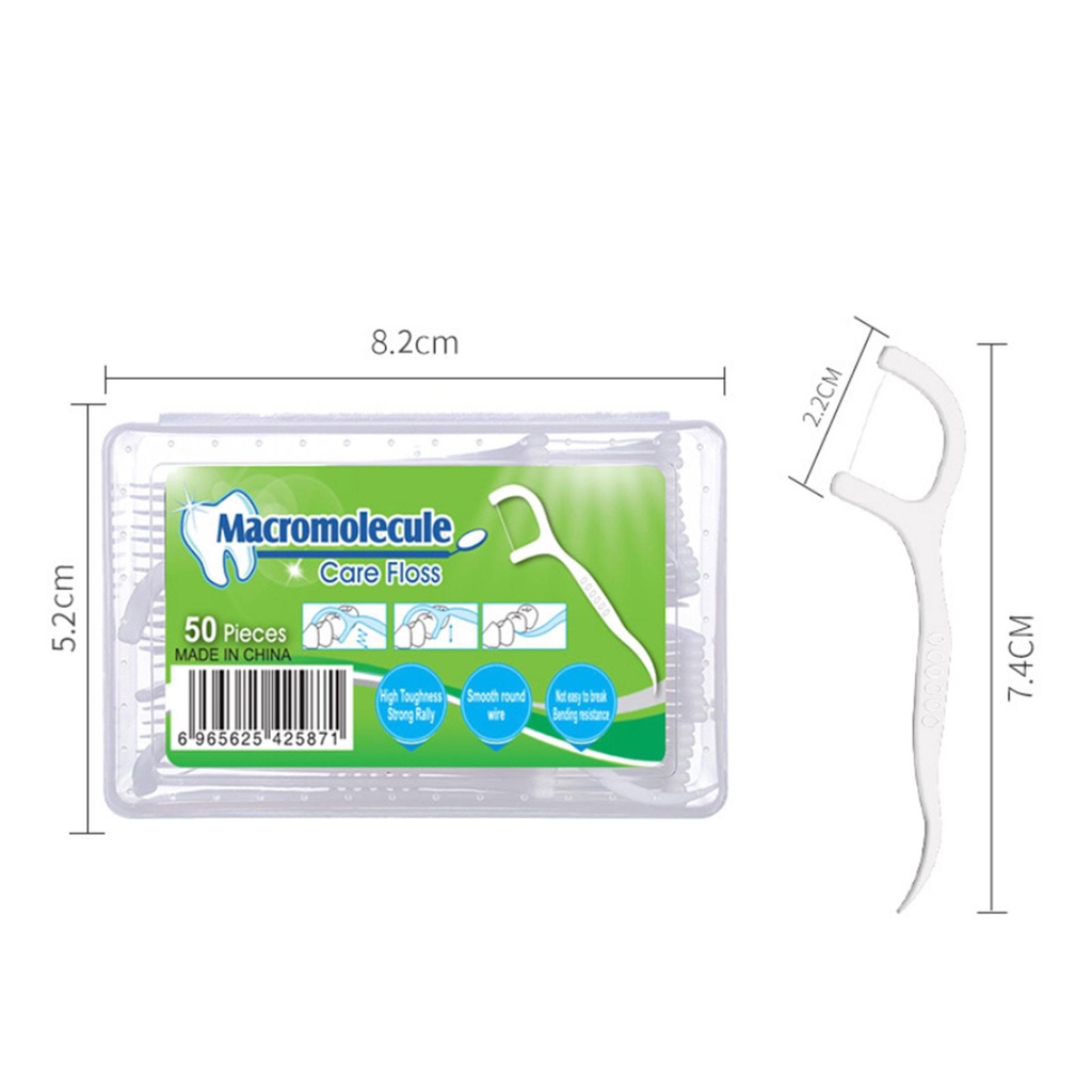 Tăm Xỉa Răng Nha Khoa Sạch Sẽ 7.5 cm. 50 Miếng