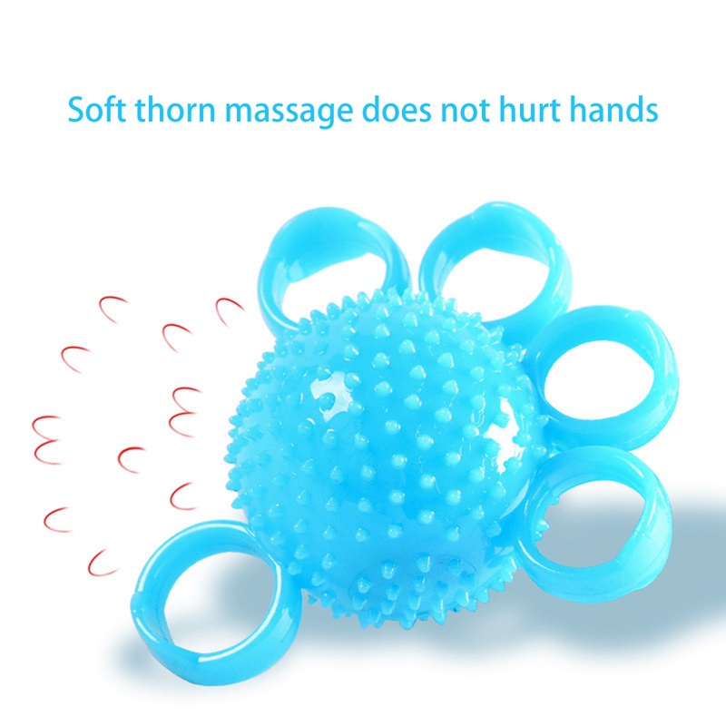 Jjiuad TPR Bóng Mềm Mại Tập Lực Nắm Ngón Tay Chuyên Dụng