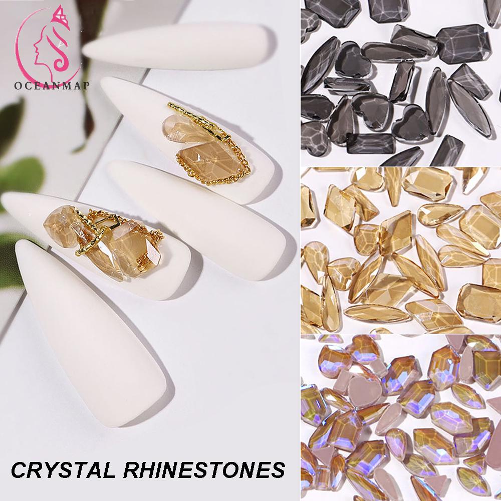 Set 50 hạt đá trang trí móng 3D