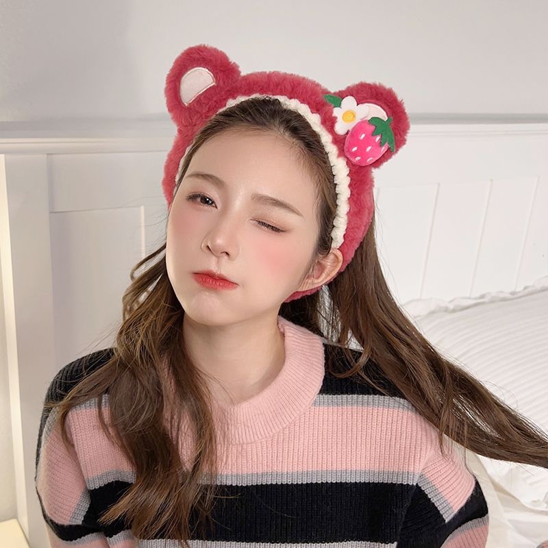 Băng Đô Vải Họa Tiết Hoạt Hình Dễ Thương Thời Trang