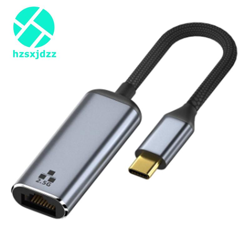 Adapter Chuyển Đổi USB C Ethernet 2.5 Gigabit Type C Sang Lan RJ45 2500Mbps Cho MacBook IPad Pro USB 3.0