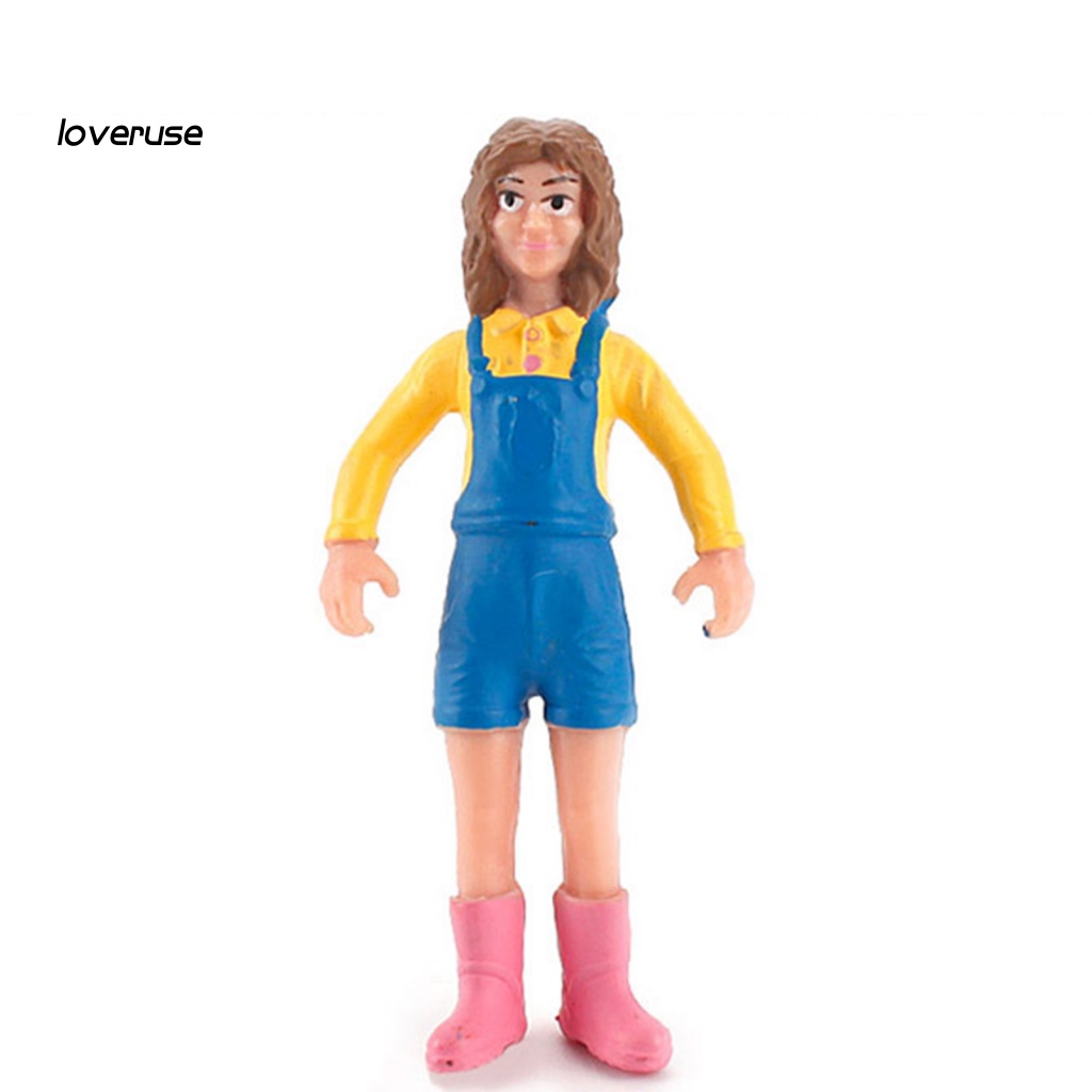 Bộ 4 Mô Hình Búp Bê Để Bàn Trang Trí