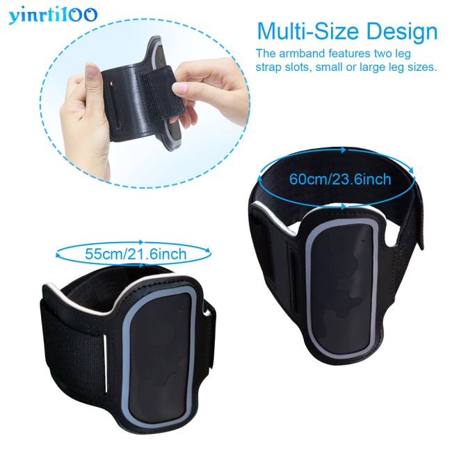 Set 2 Dây Đeo Tay Co Giãn Điều Chỉnh Được Cho Tay Cầm Chơi Game Switch Joy-con