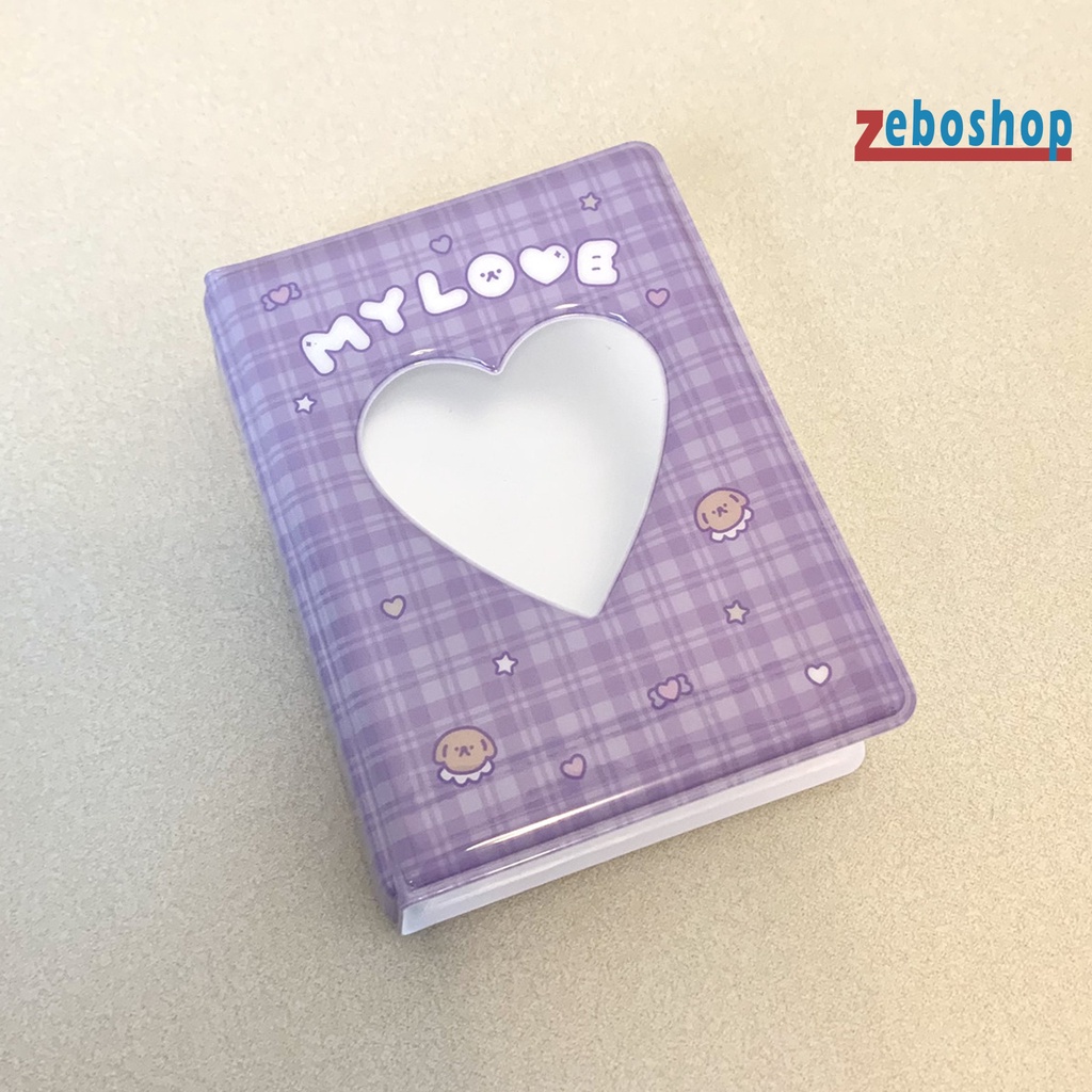 Album Ảnh 3 Inch Trong Suốt In Họa Tiết Động Vật Hoạt Hình Cho Học Sinh