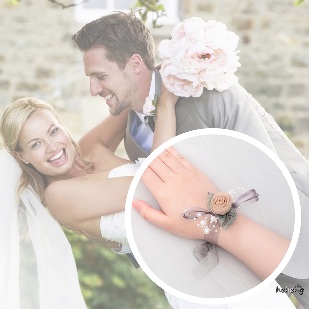 Vòng Đeo Cổ Tay Phù Dâu Với Ruy Băng Phụ Kiện Chụp Ảnh Cưới / Biểu Diễn Sân Khấu