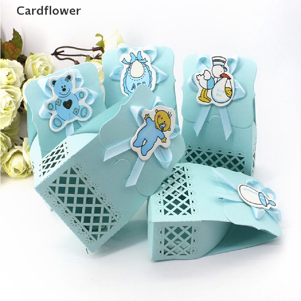 &lt; Cardflower &gt; Set 12 Túi Giấy Đựng Kẹo Trang Trí Tiệc Sinh Nhật Ngọt Ngào Dễ Thương Cho Bé Đang Giảm Giá