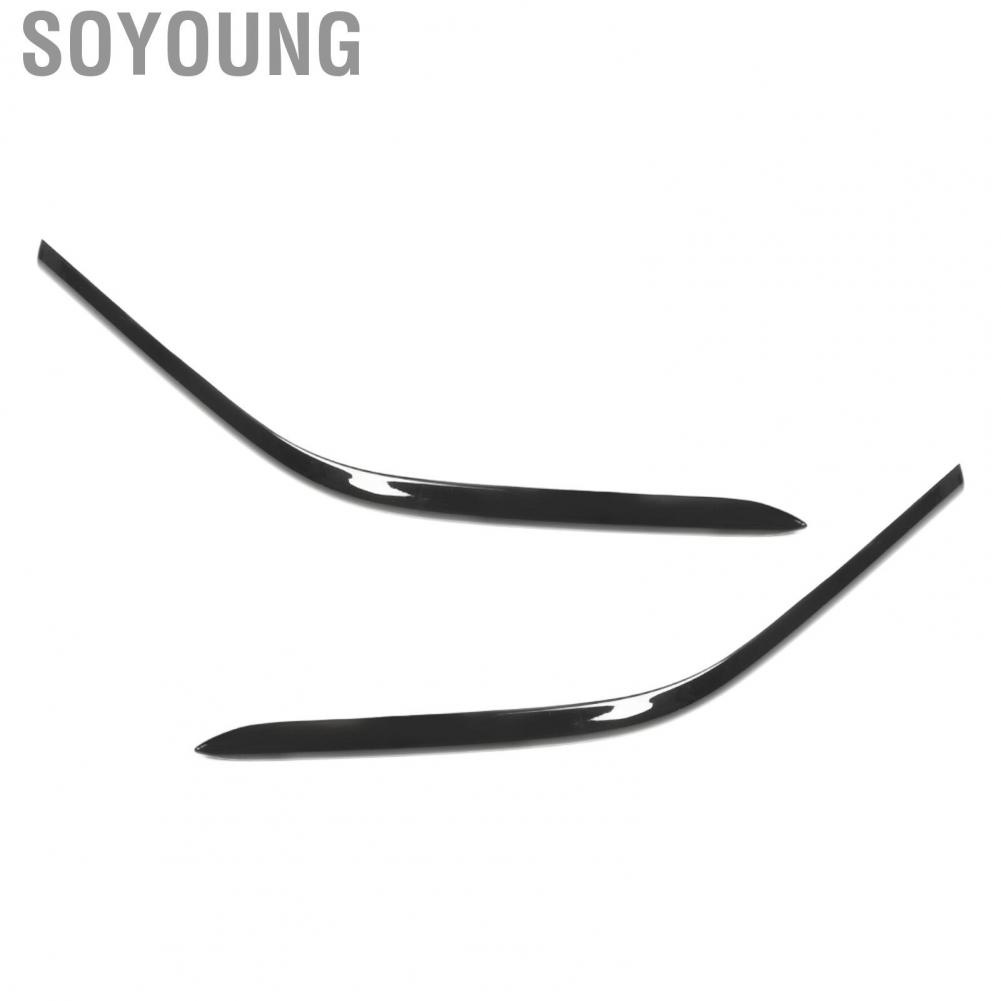 Soyoung Front Fog Light Trim  Scratch Resistant Bumper Lamp Cover Protective Easy Installation Stylish Design for CR-V 2023 Onwards