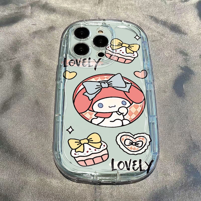 ✅Ốp Điện Thoại Mềm Trong Suốt Chống Sốc In Hình Bướm Melody Cho Iphone 7 13 xs / / 128p xr / 11 14