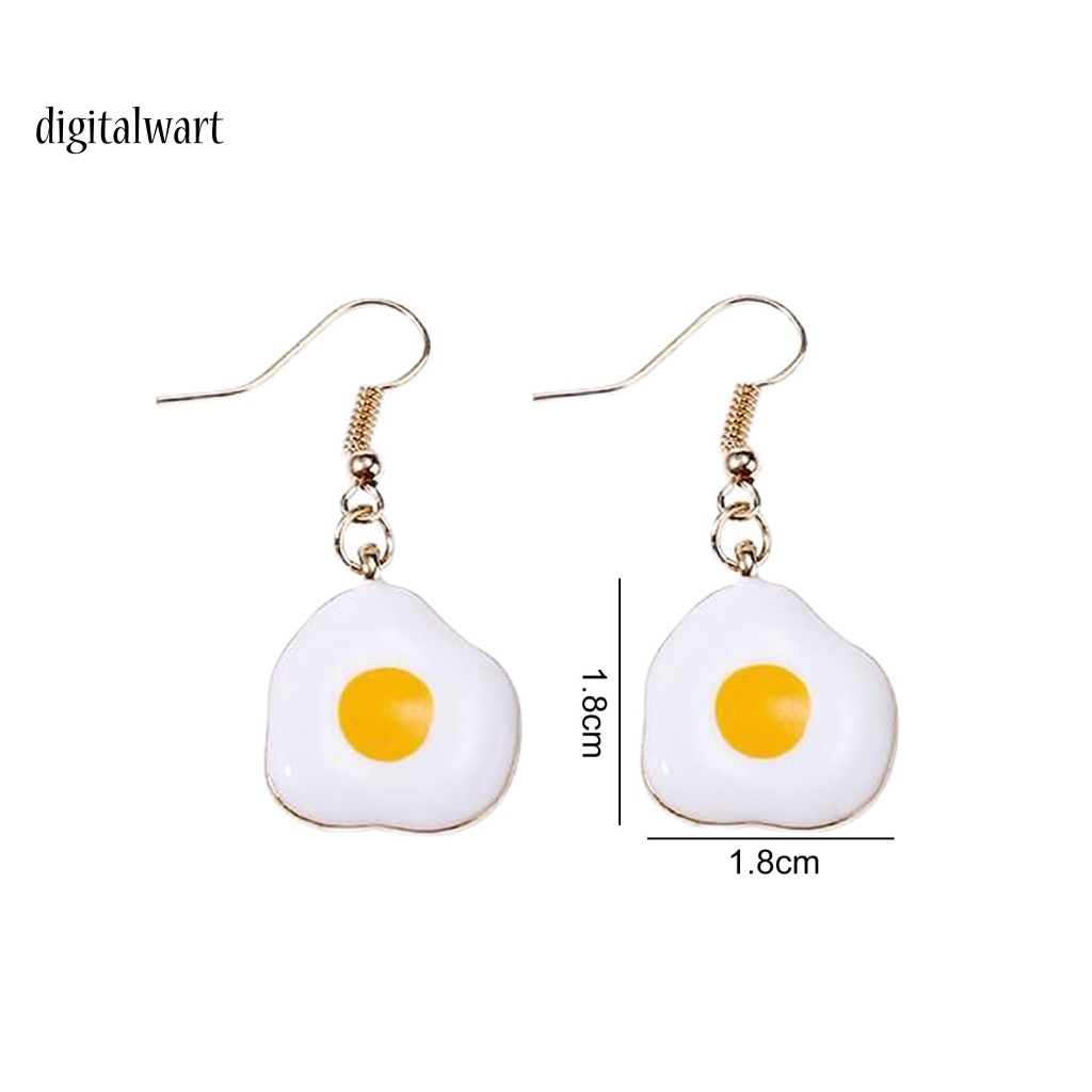 Kỹ Thuật Số| 1 Đôi Bông Tai Xỏ Lỗ Hình Quả Trứng Phong Cách Tối Giản Thời Trang Dành Cho Nữ