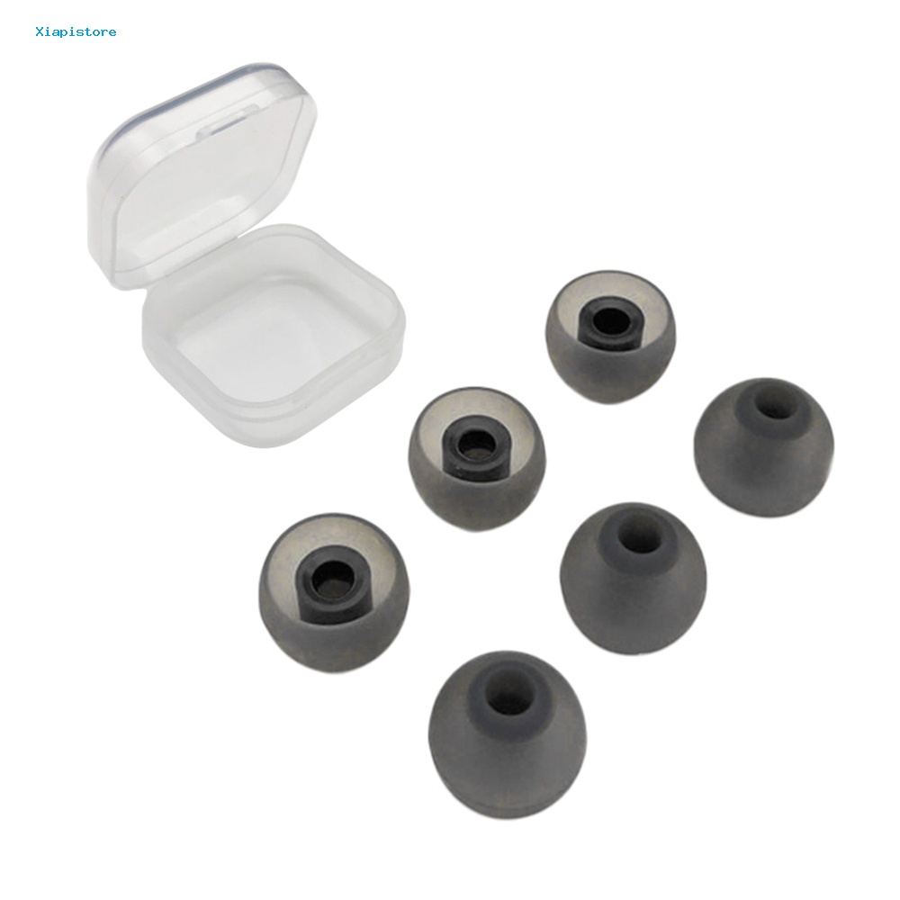 Set 6 Vỏ Bọc Tai Nghe Nhét Tai Thay Thế Bằng Silicon Mềm