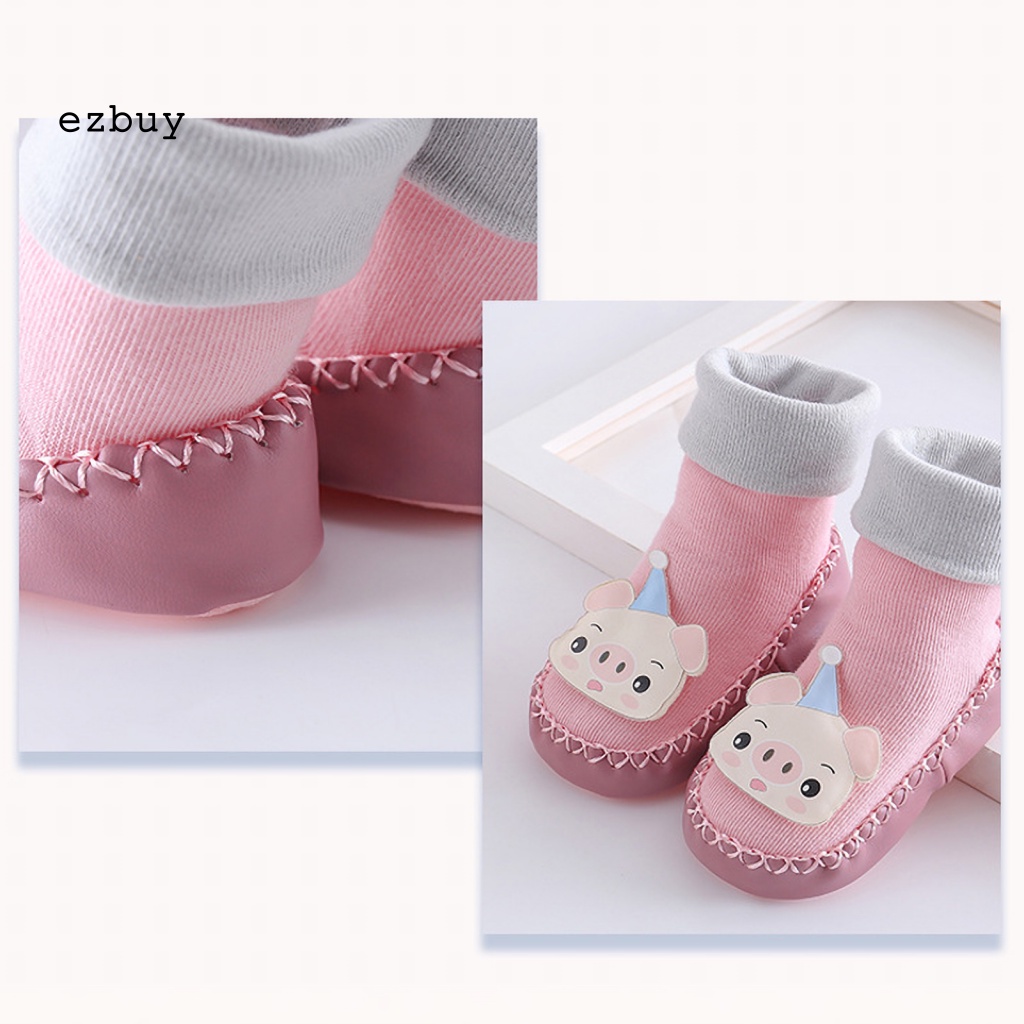 1 Đôi Vớ Giữ Ấm Chống Trượt In Họa Tiết Hoạt Hình Cho Bé Sơ Sinh