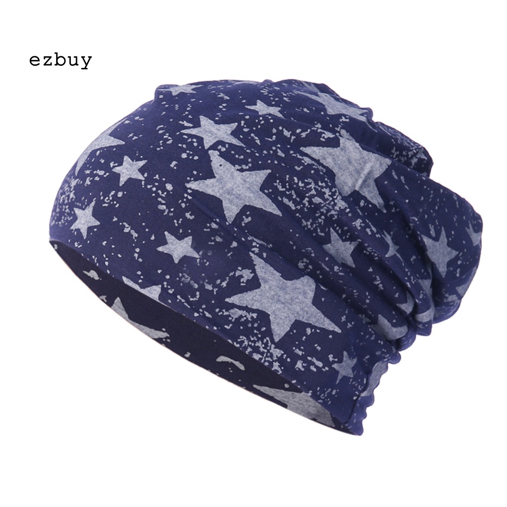 Mũ Trùm Đầu Thể Thao Chất Liệu Cotton In Hình Ngôi Sao Thời Trang Cho Nam Nữ