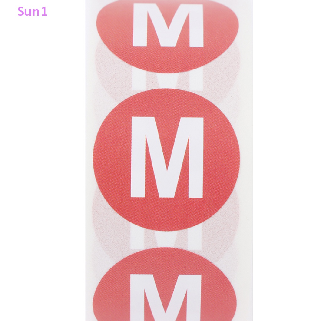 Set 500 Nhãn Dán Kích Thước 2.5cm Trang Trí Quần Áo Tiện Dụng