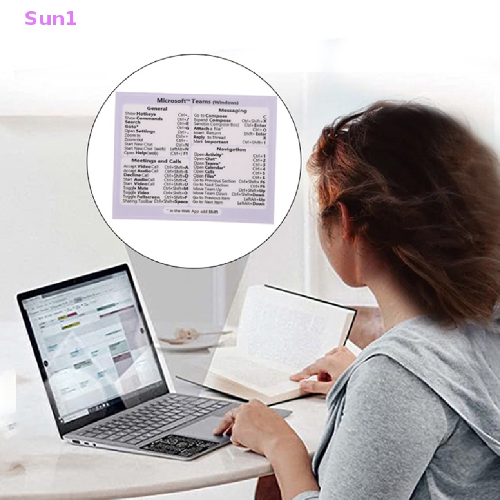 Sun1 > MS Teams (Dành Cho PC + Web) Miếng Dán Bàn Phím Tắt Tạm Thời Tốt