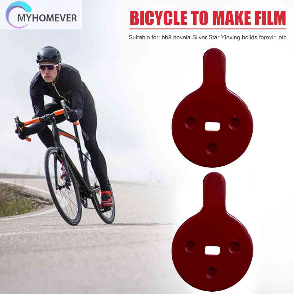 Set 2 Cặp Má Phanh Xe Đạp Leo Núi Bán Kim Loại