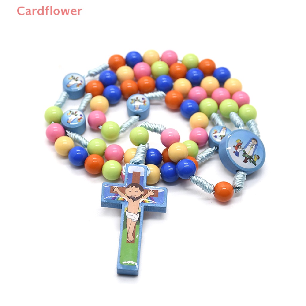 Vòng Cổ Hạt Mặt Thánh Giá Hoạt Hình &lt; Cardflower &gt; Công Giáo Trẻ Em Mới