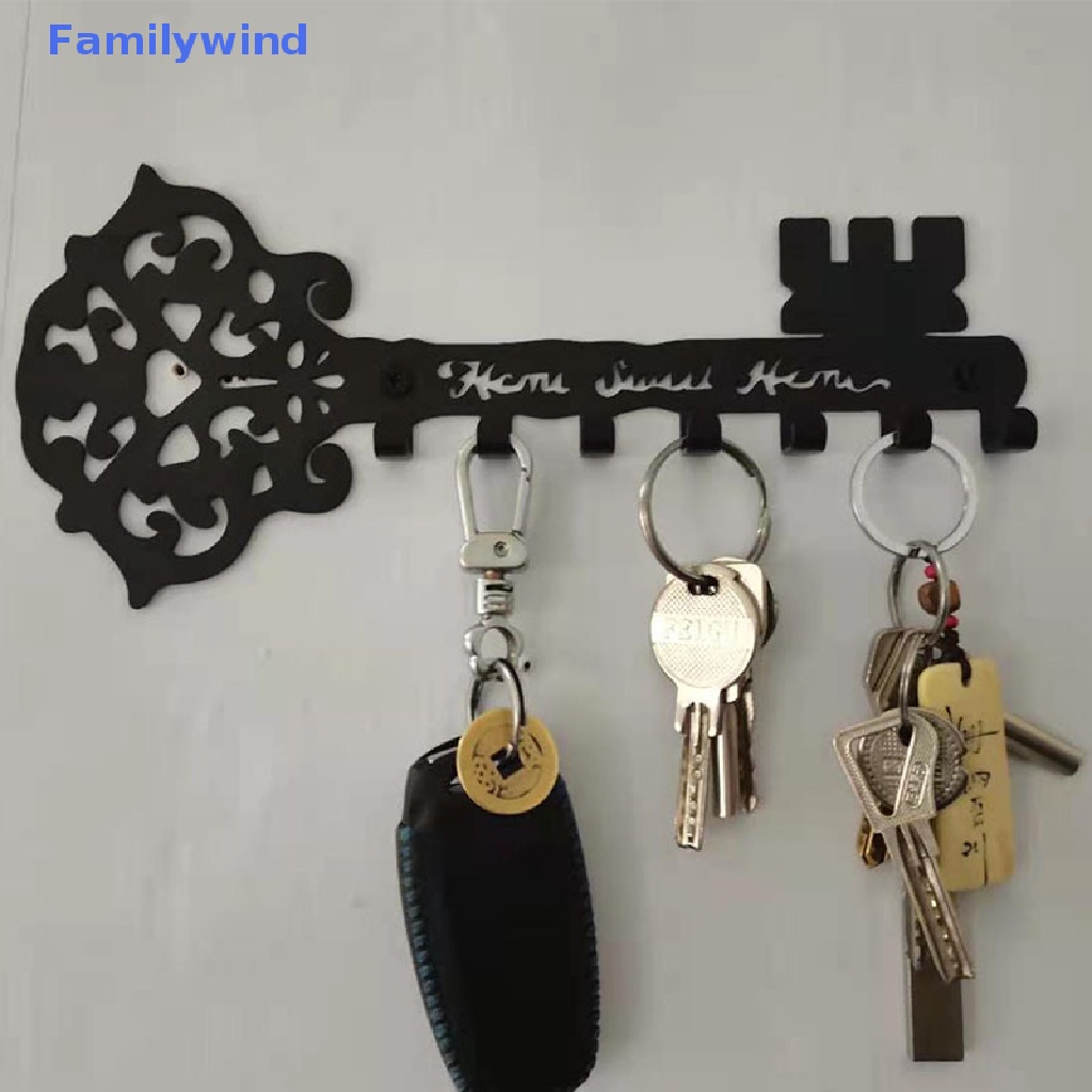 Giá Đỡ Chìa Khóa Treo Tường Trang Trí Phong Cách Vintage