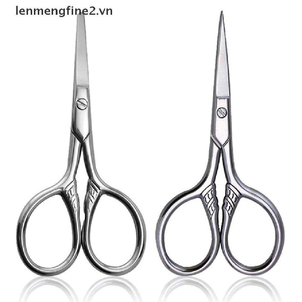 1 Kéo Cắt Tỉa Lông Mày / Lông Mi / Lông Mày Bằng Thép Không Gỉ 2.vn