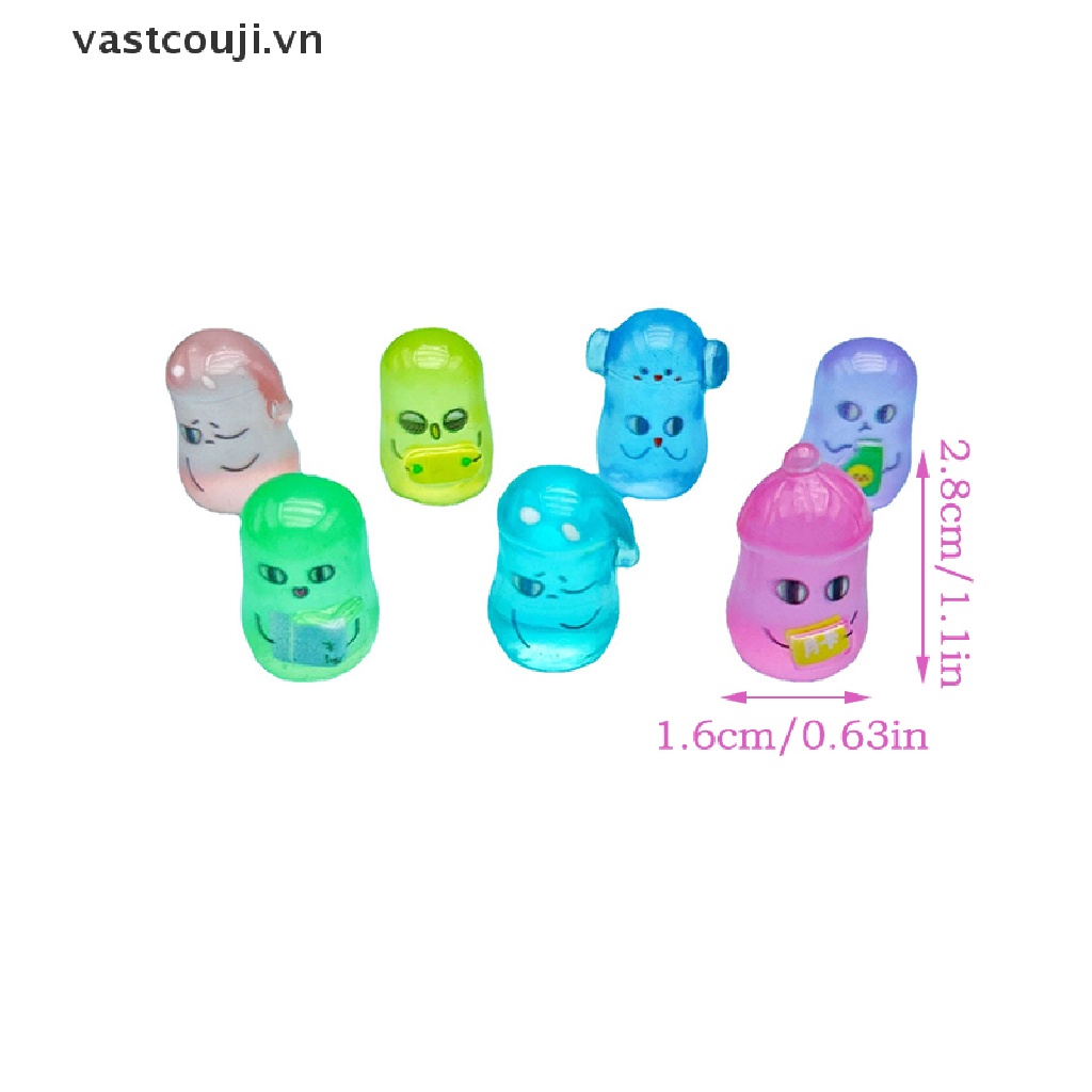 Bộ 2 Đồ trang trí Búp Bê VASTJI Dạ Quang Dùng Trang Trí Tiểu Cảnh