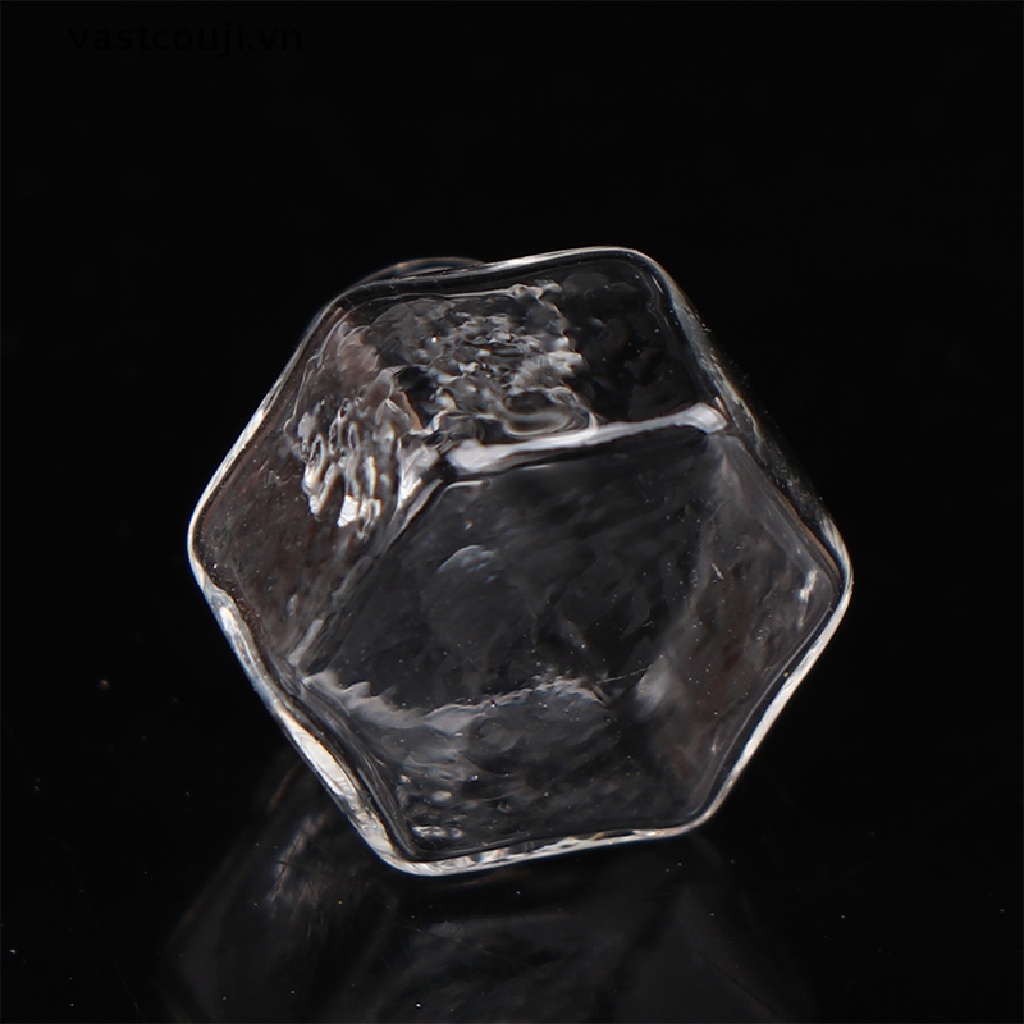 1 Bình Thủy Tinh mini Trang Trí Nhà Búp Bê Phong Cách vintage Châu Âu