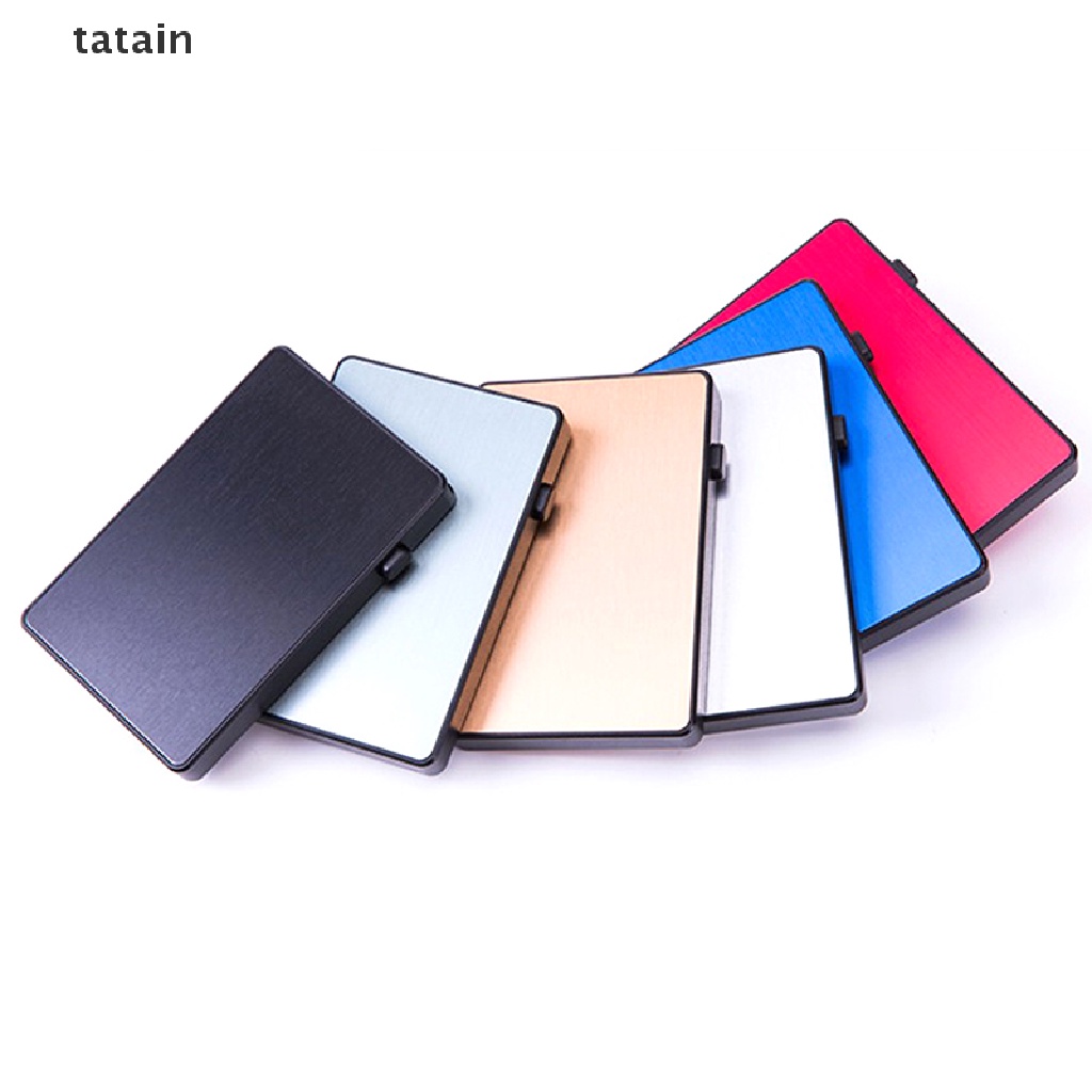 Ví Đựng Thẻ Thông Minh RFID Bằng Nhôm Chống Trộm Có Nút Nhấn Lên