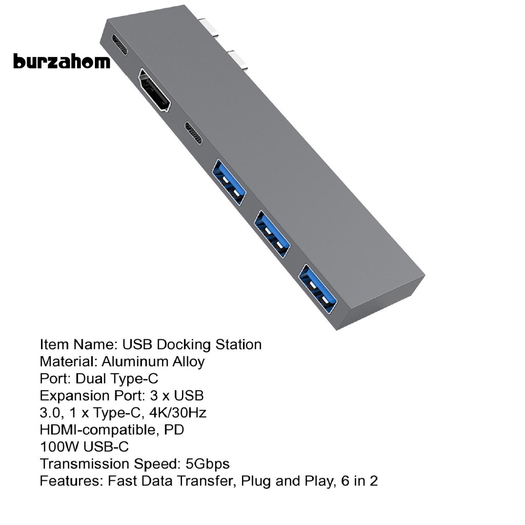 Trạm Sạc USB Loại C Hiệu Suất Cao Thông Dụng Cho Laptop / Máy Tính