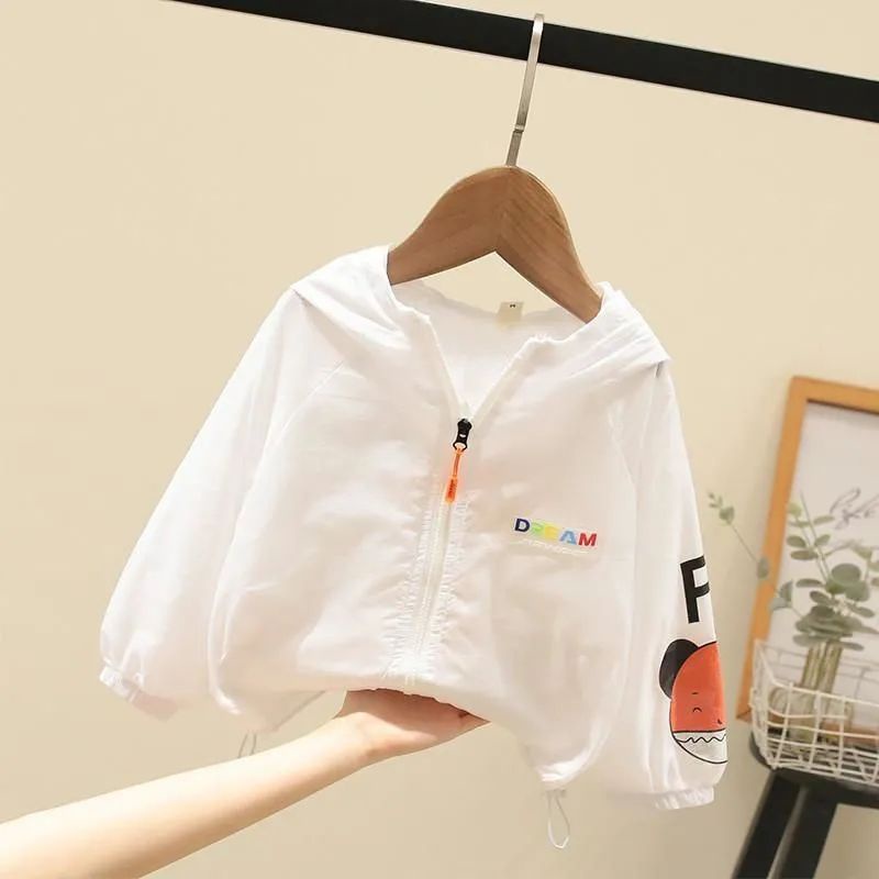 Áo Khoác Chống Nắng Tia UV Trọng Lượng Nhẹ Thoáng Khí Thời Trang Mùa Hè Cho Bé Trai