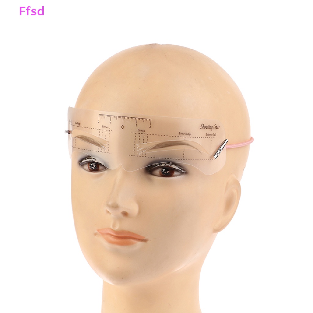 {Ffsd} Bộ 12 Khuôn Kẻ Định Hình Lông Mày Trang Điểm * Bán Chạy